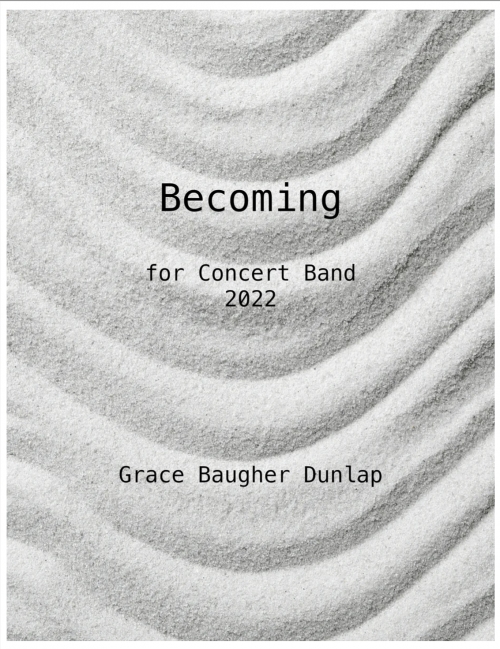 ビカミング（グレイス・ボーガー）（スコアのみ）【Becoming】