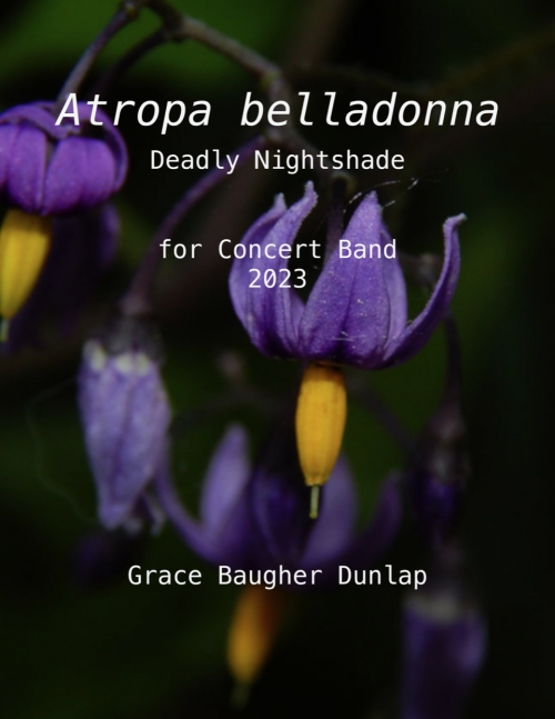 アトロパ・ベラドンナ（グレイス・ボーガー）（スコアのみ）【Atropa Belladonna】