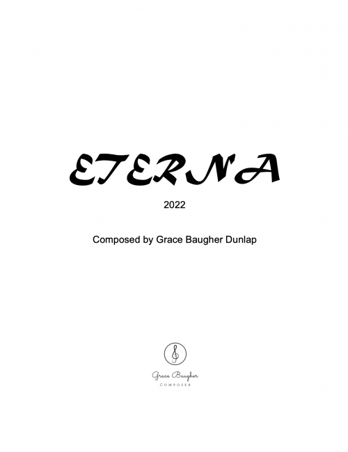 エテルナ（グレイス・ボーガー）（スコアのみ）【Eterna】