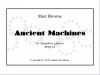 古代の機械（マット・ブラウン）（サックス四重奏）【Ancient Machines】
