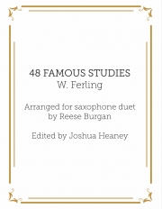48の有名な練習曲（サックス二重奏）【48 Famous Studies For Saxophone Duet】