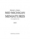 ミシガン州中部の小品集（ヘンリー・ドーン）（サックス二重奏）【Mid Michigan Miniatures】