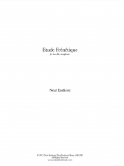 エチュード・フラネティク（ニール・エンディコット）（サックス二重奏）【Etude Frénétique】