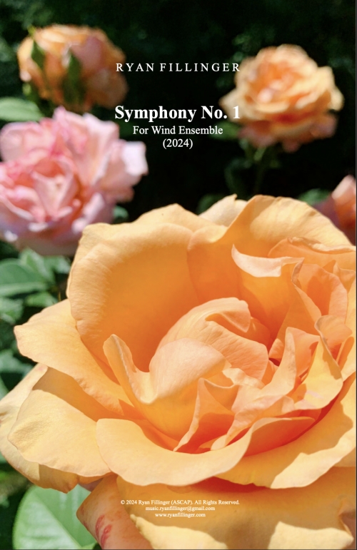 交響曲第1番（ライアン・フィリンジャー）（スコアのみ）【Symphony No. 1】