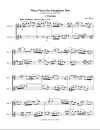 3つの小品（ニール・フロリー）（サックス二重奏）【Three Pieces For Saxophone Duo】