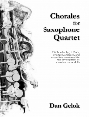 コラール（ダン・ゲロク）（サックス四重奏）【Chorales For Saxophone Quartet】