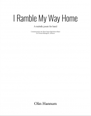 I Ramble My Way Home（オーリン・ハナム）