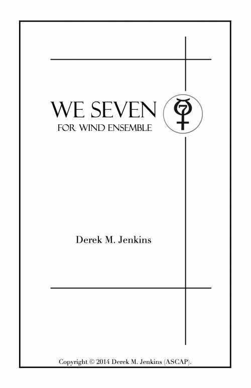 We Seven（デレク・ジェンキンス）（スコアのみ）