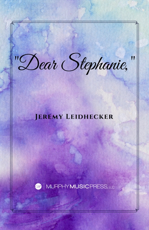 ディア・ステファニー（ジェレミー・リーデッカー）（スコアのみ）【Dear Stephanie】
