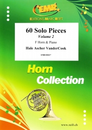 60のソロ小品集・Vol.2（ヘイル・アッシャー・ヴァンデルクック）（ホルン+ピアノ）【60 Solo Pieces Volume 2】