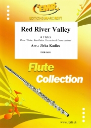 赤い川の谷間（フルート四重奏）【Red River Valley】