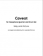警告（サリー・ラム・マッキューン）（サックス四重奏+ドラムセット）【Caveat】