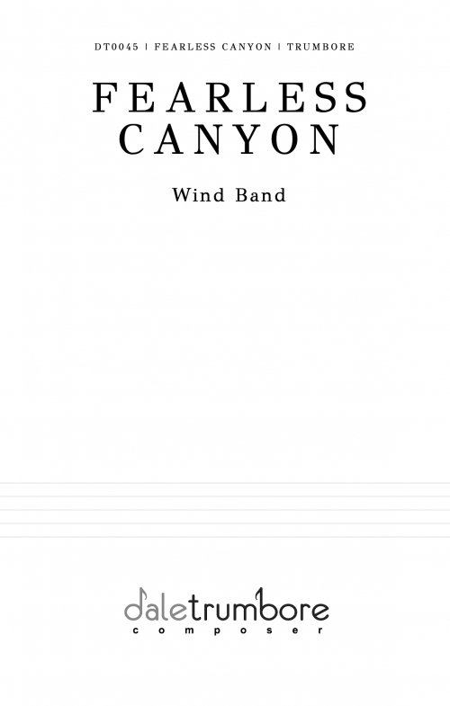 フィアレス・キャニオン（デイル・トランボア）（スコアのみ）【Fearless Canyon】