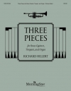 3つの小品  (リチャード・ヒラート)（金管五重奏+オルガン）【Three Pieces】