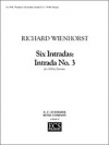 イントラーダ・No.3（リチャード・ウィーンホースト）（クラリネット二重奏）【Six Intradas: Intrada No. 3】