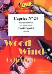 カプリス第24番（ニコロ・パガニーニ）（サックス八重奏）【Caprice No. 24】