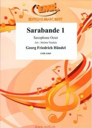サラバンド・No.1  (ヘンデル)（サックス八重奏）【Sarabande 1】