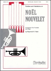 「新しいノエル」によるファンファーレと変奏曲（レイモンド・ハーン）（トランペット二重奏+オルガン）【Fanfare and Variations on Noël Nouvelet】