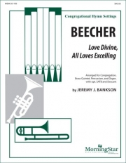 BEECHER Love Divine, All Loves Excel  (ジェレミー・バンクソン)（金管五重奏+オルガン）