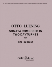 Sonata Composed in Two Dayturns（オットー・リューニング）（チェロ）