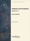 アンダンテと変奏曲（オットー・リューニング）（ヴァイオリン+ピアノ）【Andante and Variations】