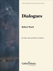 ダイアログ（ロバート・ウォード）（弦楽二重奏+ピアノ）【Dialogues】