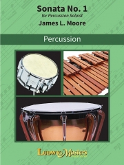 ソナタ・No.1（ジェイムズ・ムーア）（打楽器）【Sonata No. 1 for Percussion】