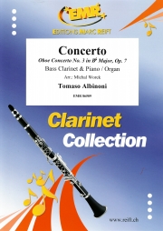 オーボエ協奏曲第三番・変ホ長調・Op.7 (トマゾ・アルビノーニ)（バスクラリネット+ピアノ）【Oboe Concerto No. 3 in Bb Major, Op. 7】