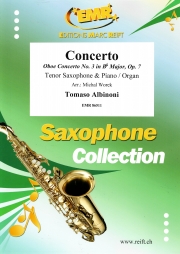 オーボエ協奏曲第三番・変ホ長調・Op.7 (トマゾ・アルビノーニ)（テナーサックス+ピアノ）【Oboe Concerto No. 3 in Bb Major, Op. 7】