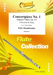演奏会用小品・No.1（フェリックス・メンデルスゾーン）(ピッコロ二重奏+ピアノ)【Concertpiece No. 1】