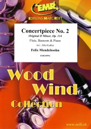演奏会用小品・No.2（フェリックス・メンデルスゾーン）(木管二重奏+ピアノ)【Concertpiece No. 2】