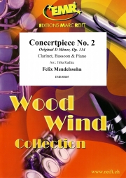 演奏会用小品・No.2（フェリックス・メンデルスゾーン）(木管二重奏+ピアノ)【Concertpiece No. 2】