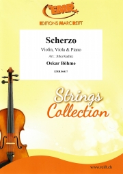 スケルツォ（オスカー・ベーメ）(弦楽二重奏+ピアノ)【Scherzo】