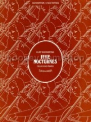 5つのノクターン（クルト・シュヴァーツィク）（チェロ+ピアノ）【5 Nocturnes】