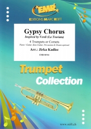 ジプシー・コーラス（ジュゼッペ・ヴェルディ）  (トランペット四重奏)【Gypsy Chorus】