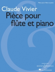 フルート小品（クロード・ヴィヴィエ）（フルート+ピアノ）【Pièce pour flûte et piano】