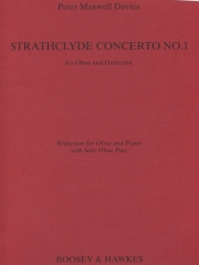 ストラトクライド・コンチェルト・No.1（ピーター・マックスウェル・デイヴィス）（オーボエ+ピアノ）【Strathclyde Concerto No. 1】