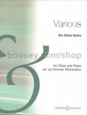 6つのオーボエ・ソロ集（オーボエ+ピアノ）【6 Oboe Solos】