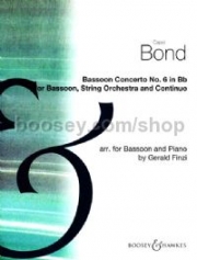 バスーン協奏曲・No.6・変ロ長調（カペル・ボンド）（バスーン+ピアノ）【Bassoon Concerto 6 In B Flat】
