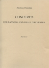 バスーン協奏曲（アンジェイ・パヌフニク）（バスーン+ピアノ）【Concerto for Bassoon】