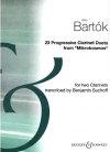23の段階的デュエット（ベラ・バルトーク）(クラリネット二重奏)【23 Progressive Clarinet Duets From Mikrokosmos】