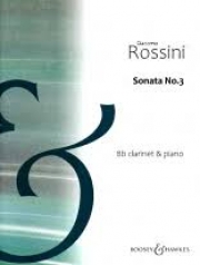 ソナタ・No.3（ジョアキーノ・ロッシーニ）（クラリネット+ピアノ）【Sonata No.3】