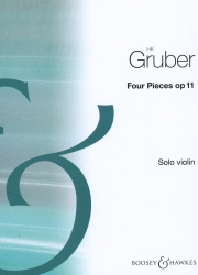 4つの小品（ハインツ・カール・グルーバー）（ヴァイオリン）【4 Pieces】