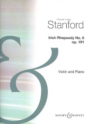 アイルランド狂詩曲・No.6・Op.191（チャールズ・ヴィリアーズ・スタンフォード）（ヴァイオリン+ピアノ）【Irish Rhapsody No. 6 Op. 191】