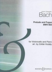 プレリュード＆フーガ・BWV.853 （バッハ）（チェロ+ピアノ）【Prelude & Fugue BWV853】