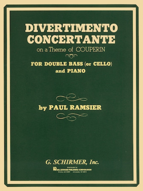 クープランの主題による協奏的ディヴェルティメント（ポール・ラムジエ）（チェロ+ピアノ）【Divertimento Concertante on a Theme of Couperin】