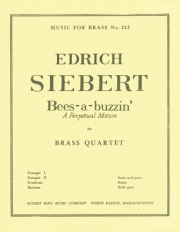 Bees-a-buzzin'（エドリヒ・シーバート）  (金管四重奏)