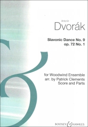 スラヴ舞曲・No.9・Op.72・No.1（アントニン・ドヴォルザーク） (木管八重奏)【Slavonic Dance No9 Op72/1】
