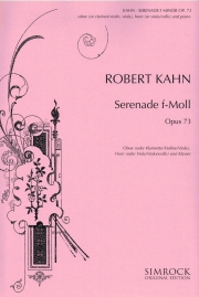 セレナーデ・ヘ短調・Op.73  (ロベルト・カーン)  (オーボエ+ホルン+ピアノ)【Serenade in F Minor, Op. 73】