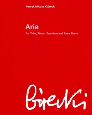アリア・Op.59（ヘンリク・グレツキ）（テューバ+ピアノ）【Aria, Op. 59】